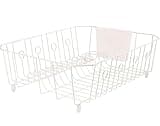 Rubbermaid 6032-ar-wht Dish Drainer, White Wire, Large