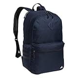 adidas Classic 3-Stripe Durable Backpack Student Athletic Sport Laptop Book Bag, Collegiate Navy/White/Black/5.0, One Size