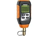 NAVAC NMV1 Micron Vacuum Gauge - HVAC Digital Vacuum Gauge with Level Alarm and Leakage Warnings - Large Backlit Display