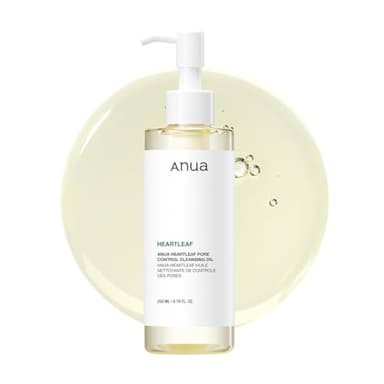Anua Heartleaf Pore Control Cleansing Oil, Pore Cleanser, Sebum Care, Gentle Melting Oil Cleanser for Face, Safe For All Skin Type, Daily Hydrating Makeup Remover, Korean Skin Care (6.76fl.oz)