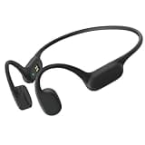 GEUYNAY Bone Conduction Headphones, Open Ear Headphones Bluetooth 5.4 Wireless Headsets with Mic,IPX7 Waterproof Sport Headphones for Running, Cycling, Workout(Black)