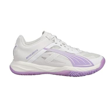 PUMA Womens Accelerate Nitro Sqd Volleyball Volleyball Sneakers Shoes Indoor - White - Size 8.5 M