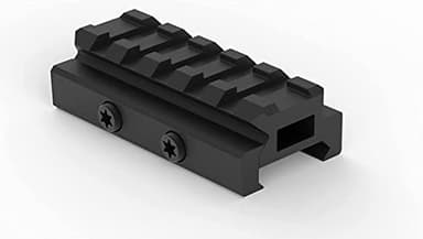 Monstrum Lockdown V3 Picatinny Riser Mount with Recoil Stop Base | 2.5 inch Length | Low Profile