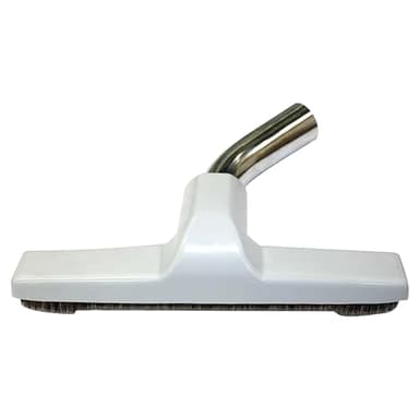 Selgo Upgraded Vacuum Floor Brush for Eureka & Universal Vacuum Cleaners with 1 ¼ inch (1.25'') (32mm) Inner Diameter with Horse Hair Soft Bristles 10” Wide (White - Metal)