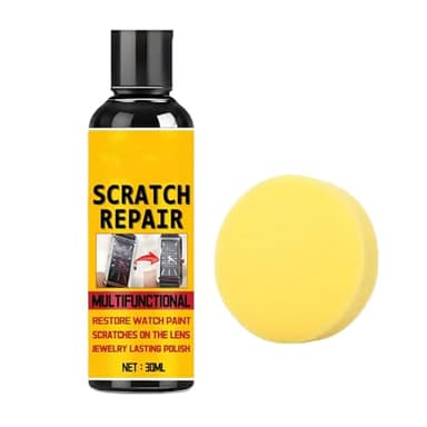 Car Windshield Scratch Remover - 30ml Wax Liquid Cleaner | Glass Scratch Repair Kit - for Auto Vehicles Window Lens Swirls Crack Detailing Cleaning