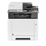 KYOCERA ECOSYS M5526cdw All-in-One Color Laser Printer (Print/Copy/Scan/Fax), 27 ppm, Up to Fine 1200 dpi, Gigabit Ethernet, Wireless & Wi-Fi Direct, Standard Duplex, 4.3in Touchscreen Panel, 512 MB