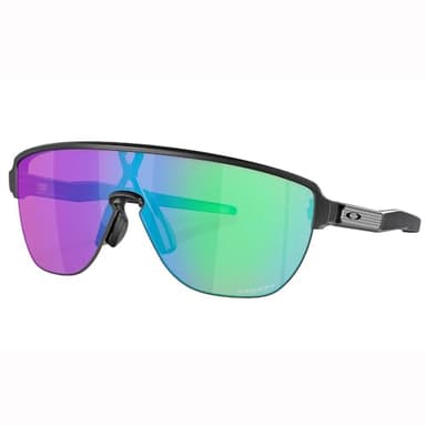 Oakley Corridor Sunglasses, Matte Black Ink Frame, Prizm Golf Lenses, Semi-Rimless Shield, Lightweight O Matter, Unobtainium Nosepad, Ideal for Golf (OO9248-0942)