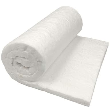 Ceramic Fiber Insulation, 1" Thick x 16" x 48", 2400F Fireproof Insulation Blanket, 3026E