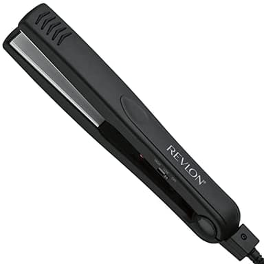 Revlon Smooth and Straight Ceramic Flat Iron | Fast Results, Smooth Styles (1 in)