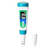Pool Salt Tester– 4-in-1 Salinity Tester with TDS, EC, Temp, and Salt for Pool, Hot Tub, Spa, Aquarium, Digital Pool Salt Tester & TDS Meter for Accurate Water Quality