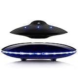 RUIXINDA Magnetic Levitating Bluetooth Speaker, Levitating UFO Speakers with LED Lights, 360 Degree Rotation,Wireless Floating Speakers for Home Office Decor Cool Tech Gadgets,Creative Gifts