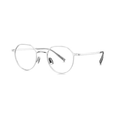 BOLON Ultra Lightweight Full Titanium Round Prescription Eyeglass Frames BT1559 Meridian 48mm, Exclusive Eyewear Brand of EssilorLuxottica