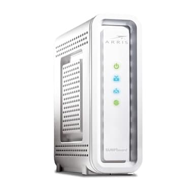 ARRIS (SB6190-RB) - Cable Modem - DOCSIS 3.0 32x8 Gigabit Modem, [Check with your provider for compatibility]1 Gbps Port, 800 Mbps Max Speed, 2 Year Warranty -Renewed