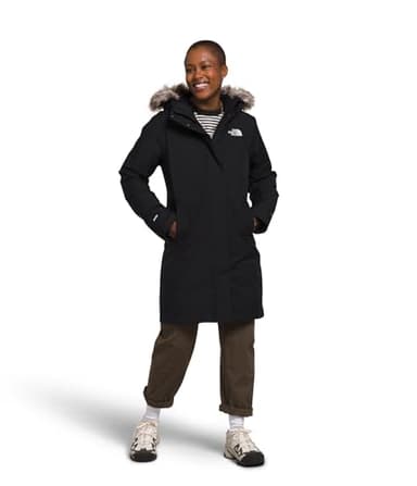 The North Face Women's Arctic Parka - Waterproof Shell, Recycled Down Insulation, & Adjustable Hood, TNF Black-NPF, Small