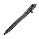 SMOOTHERPRO Premium Bolt Action Pen Compatible with Pentel Refill Durable Stainless Steel Clip Weight Balanced for EDC Signature Office School Business Color Black (PTC050)