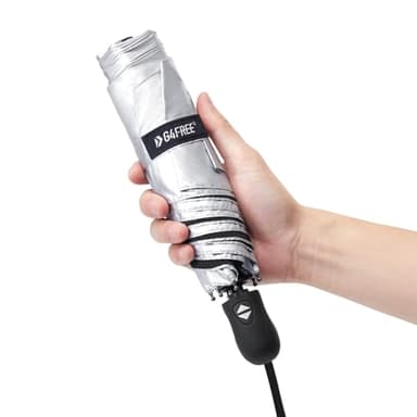 G4Free Mini Ultralight Umbrella UPF 50+ UV Protection Compact Lightweight Travel Umbrella Super Slim Small Portable Automatic Open and Close,40 Inch(Silver/Black)