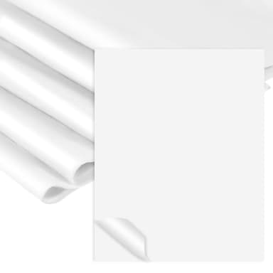 36x24 Inches Wet Strength Tissue Paper for Art, 100 White Tissue Paper Sheets Tear Resistant Packing Sheet for Crafts, Wrapping, Collage Model Making