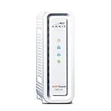 ARRIS (SB6190) - Cable Modem - Fast DOCSIS 3.0 32x8 Gigabit Cable Modem, For Comcast Xfinity, Cox, Spectrum and more, 1 Gbps Port, 800 Mbps Max Internet Speed, 2 Year Warranty - White