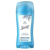 Secret Antiperspirant and Deodorant for Women, 24hr Sweat & Odor Protection, PH Balanced Protection, Gentle on Skin, Invisible Solid, Unscented, 2.6 oz