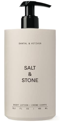 Salt & Stone Body Lotion for Women & Men | Santal & Vetiver | Hydrates, Nourishes & Softens Skin | Restores Dry Skin | Fast-Absorbing | Cruelty-Free & Vegan | 15.2 fl oz