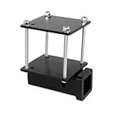Camco Eaz-Lift Camper/RV Bumper Hitch - Ideal for Bikes, Cargo Racks & More - Clamps onto 4” Square RV Bumpers - No Drilling Required for Install - Crafted of Heavy Duty Powder-Coated Steel (48473)
