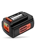 40 Volt MAX 2.0Ah Battery Replacement for Black and Decker 40V Lithium Battery Max LBX2040 LBXR2036 LBXR36 LBX1540 LST540 LST136W LCS1240, Compatible with Black & Decker 40V Power+ Tool Batteries