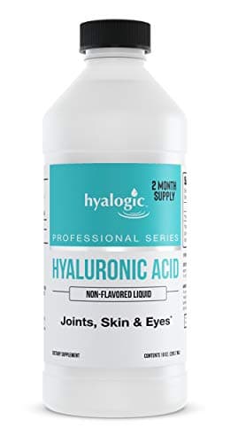 Professionals Series - Hyaluronic Acid Dietary Supplement, Whole Body Hydration - 100 mg Ingestible HA Liquid Supplement; Odorless, Tasteless & Preservative Free/Skin & Eyes - 10 oz