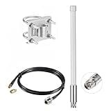 Lora 915mhz Antenna 5.8dbi Long Range Antenna with 10ft Cable for Helium Hotspot Nebra Bobcat 300 SenseCAP M1 Hotspot Finestra HNT Miner& Meshtastic LORA32 915MHz ESP32 LoRa OLED Board