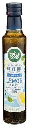 Whole Foods Market, Extra Virgin Olive Oil, Greek Infused with Lemon & Mediterranean Herbs, 8.45 Fl Oz