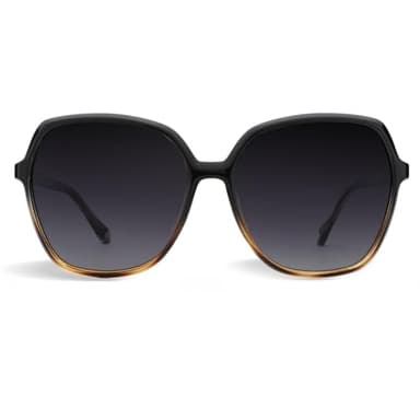 ZENOTTIC Polarized Sunglasses for Women Vintage Oversized Square Sun Glasses Ladies Shades UV400 Protection
