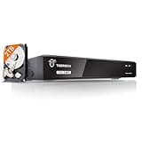 TIGERSECU Super HD 1080P 8 Channel DVR Security Recorder with 2TB Hard Drive, Hybrid 6-in-1 CCTV DVR Recorder Compatible with 2MP and 5MP TVI, AHD, CVI, Analog, RS485 PTZ and IP Cameras