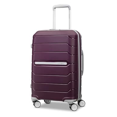 Samsonite Freeform Hardside Carry-On Luggage with Spinner Wheels - Hardshell Suitcase - TSA, Airline-Approved - Expandable Hard Shell, Smooth Rolling Wheels for Lightweight Travel - Amethyst Purple