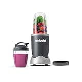 nutribullet Personal Blender for Shakes, Smoothies, Food Prep, and Frozen Blending, 24 Ounces, 600 Watt, Gray, (NBR-0601)
