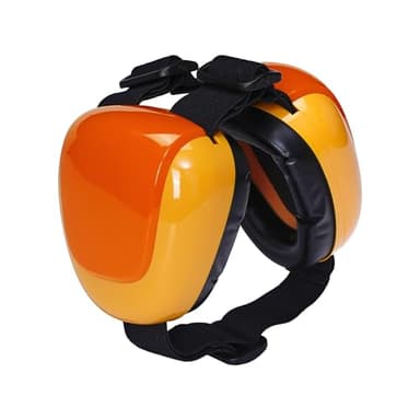 derYEP Dog Earmuffs GEN2 for Hearing Protection 30dB NRR Ear Muffs Noise Protection (Large, Energetic Tangerine)