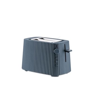 Alessi Plissé MDL08G/USA - Toaster in Thermoplastic Resin, US Plug 850W, Grey