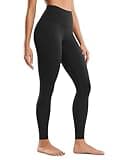 CRZ YOGA Butterluxe High Waisted Lounge Leggings 28'' - Workout Yoga Pants for Women Buttery Soft Black Medium