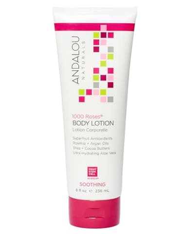 Andalou Naturals, Lotion Body 1000 Roses Soothing, 8 Fl Oz
