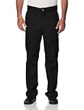 Dickies Mens Regular Straight Stretch Twill Cargo Work Utility Pants, Black, 30W x 32L US