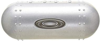 Oakley Womens Large Metal Vault Sunglass Case, Silver