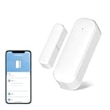 4-Pack Smart Door and Window Sensor, 2.4G WiFi Door Sensor, Tuya/Smart Life Contact Sensors for Home Security & Smart Home Automation, Compatible with Alexa Google Assistant