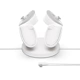 Meta Quest Compact Charging Dock — Works with Meta Quest 3/3S — Extended Headset Charging Cable — Wireless Charging for Touch Plus Controllers