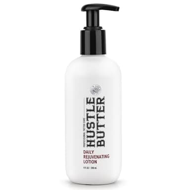 Hustle Butter Tattoo Aftercare - Daily Moisturizing Lotion - Naturally Derived Vegan Cruelty Free - Everyday All Over Use for Tattoos - 9 fl oz
