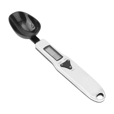 Digital Measuring Spoon Scale, 0.1-500g Electronic Kitchen Food Weighing Spoon Scale Detachable High Precision Gram Measuring Spoons with LCD Display Weighable Units g/oz/gn/ct