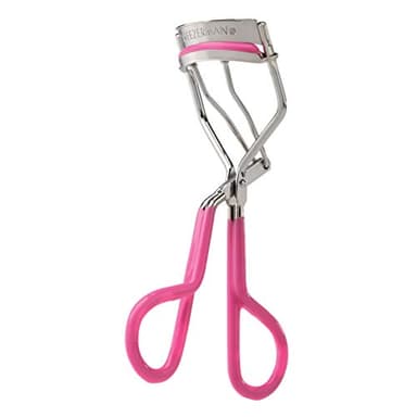 Tweezerman Neon Pink Comfort Grip Eyelash Curler - Makeup Eyelash Tool for All Eye Shapes