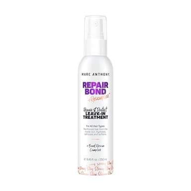 Marc Anthony Bond Repair Leave In Hair Conditioner Treatment for Dry & Damaged Hair, Repair Bond - Treatment & Deep Conditioning Moisturizer Reduces Breakage & Flyaways - Fights & Reduces Frizz