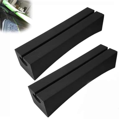 CYTGOUPER Kayak Foam Blocks for Roof Rack,Portable EVA Soft Oval Car Roof Racks Bars for Outdoor Surfboard Kayak Stand Up Paddle
