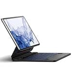 Dexnor for Samsung Galaxy Tab S10+ Plus/S9+ Plus/S9 FE+ Plus/S8+ Plus/S7+ Plus/S7 FE Case with Keyboard 12.4" Floating Cantilever Magnetic Stand Multi-Touch Trackpad Backlit S Pen Holder - Black