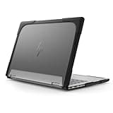 Batianda Protective Case for 14" HP Envy X360 2-in-1 2K Touch-Screen Laptop 2024 Release- Shockproof Design Matte Finish Durable Cover with TPU Edges Scratch-Resistant Stylish, Black