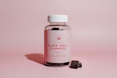 The Elderberry Co. Sleep Well Melatonin-Free Gummies for Deep, Restorative Sleep, L-Theanine, Passionflower, Lemon Balm