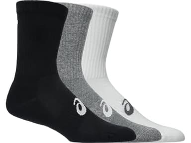 ASICS Unisex 3 PACK CREW SOCK Training Accessories, S, MULTI